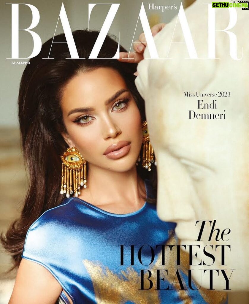 Endi Demneri Instagram - On the cover of "BAZAAR", one of the most prestigious magazines! Well, who would have thought?! I have never stopped dreaming, trying endlessly to make my dreams come true! I don't want to be just a pretty girl, so I saw my participation in Miss Universe as an opportunity to give attention to worthy causes. I will always be there for every girl and woman who needs support! True beauty lies within everyone's soul! #endidemneri #schiaparelli #bazzar #harperbazaar #missuniverse #endometriosis