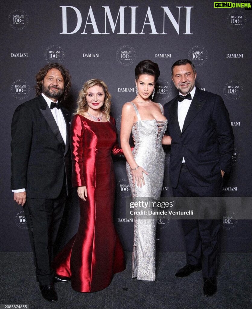 Endi Demneri Instagram - Cento Anni Di Made In Italy ! Cento Anni Di Tradizione ! Grazie @silviagrassidamiani @giorgiograssidamiani @guidograssidamiani per l’incantevole serata ✨ #damiani100years 🤍