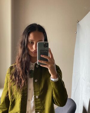 Erana James Instagram - mornings in hotel quarantine in @kowtowclothing for @thewildsonprime