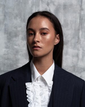Erana James Instagram - reviving these by @russell_kleyn many a moon ago
styled by @zoeyradfordscott 
hair and makeup by @nataleefishermakeupandhair