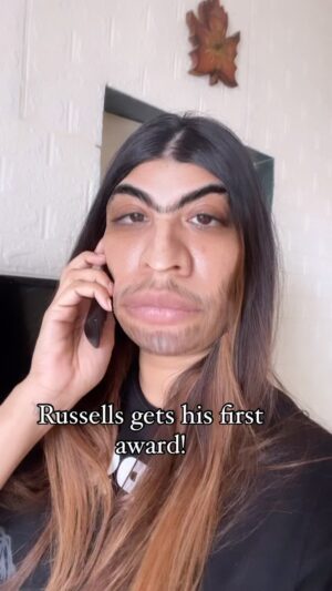 Erika Packard Instagram - Russel Rising viral sensation award💜