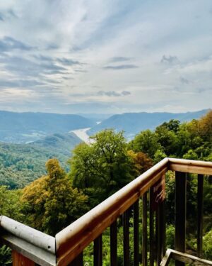 Erin Brockovich Instagram - Ah, the view of Danube river from the mountains above, and it is spectacular. What a majestic river winding almost 2,000 miles crossing many countries. Water is life, so precious and the essential life force that we all need!