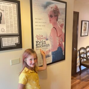 Erin Brockovich Instagram - Can’t decide if this is going to seem self serving or just sweet but someone just figured out who grandma is… and it ain’t @juliaroberts 🤔😘😘

Here’s to the next generation of fighters