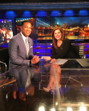 Erin Burnett Instagram - 👀 who stopped by the studio! Normally the host of @cnntonight, here @donlemoncnn is playing the role of guest as he previews his #ChampionsForChange story. You can see the piece in full on #OutFront, and catch Don back in the anchor chair for #CNNTonight at 10p on #CNN