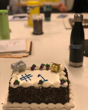 Erin Burnett Instagram - Thanks to all our viewers for making Erin Burnett #OutFront the most-watched 7pm cable news show in December!
Of course, we used this as an excuse for cake 🍰 1️⃣