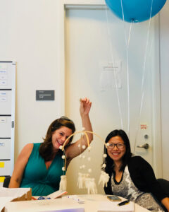 Erin Burnett Instagram - Oh baby! 👶🏻 Sending @erinburnett off with cupcakes  and a game of “Guess Who,” Team #OutFront baby photo 📷 edition. Best wishes to Erin and her growing family