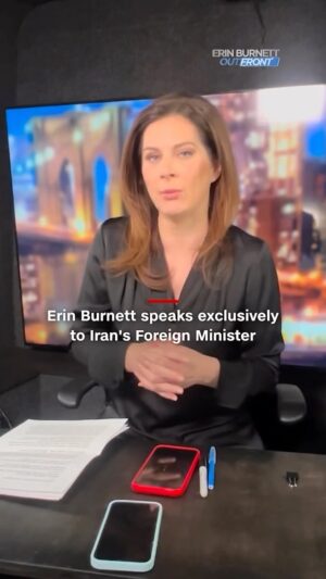 Erin Burnett Instagram - Israel has launched strikes inside Iran, a move Iran’s foreign minister exclusively told Erin Burnett would be met with “maximum” effect. #cnn #israel #iran #middleeast