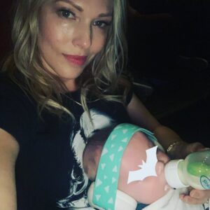 Erin Cummings Instagram - Took my 3.5mo old baby to see The Batman today. 

Tom and I are either the worst parents ever or the coolest. Jury is still out. 

Thankfully, it was a private screening, hosted by our dear friend and my boss on Wednesdays, @johncampea. 

And extra thankfully, Baby Degnan was a champ through the entire movie. Loved the parts he was awake for, slept right through the rest. This was an excellent chance for us to use the @new_junior_ baby noise canceling ear protectors that we had on our registry. Thanks Auntie @brabrabre! 

He loved the movie and so did we! Even though we are trying hard to stick to the “no screens before 2” rule, we believe that movie theaters are sacred spaces, worthy of a little rule bending. 🎥 🍿 

#TheBatman