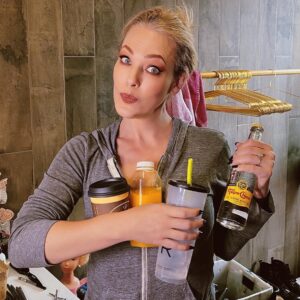 Erin Cummings Instagram - Repost from @michelinepitt
•
TELL ME YOU HAVE ADHD TOO WITHOUT TELLING ME YOU HAVE ADHD.

We always have at least 3 drinking options. 🤣

This weekend was a wrap on two years of work for @lynhhaaga and I and our team. 

The biggest shoot of our careers we put together with our team, both in cost and scale for our little brands @la_femme_en_noir_ & @vixen_by_micheline_pitt. I hope everyone enjoys the crazy collection we made. 

One of the best things about this weekend is my incredibly amazing friend @erinlcummings joined us on set. Not only is she an incredible actress but she is one amazing model. She has us cracking up all day with her impersonations and jokes. She has an incredible sense of humor and energy and is a GIFT to work with. Wish I could share more but literally was so busy running around that I have no photos, and also we aren’t allowed to share or post anything just yet…. Stay tuned. 👻