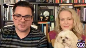 Erin Cummings Instagram - 🚨ANNOUNCEMENT!🚨 This week, I had the joy of sitting with my friend and Joey Bishop’s fun uncle, @50ShadesofTayyy, to answer 17 questions about BTS of all sorts of acting jobs I’ve had over the years. Head to his @YouTube channel, 50ShadesOfTayy, to watch now. It’s about an hour in length. 

Taylor, David and his furbaby girl June are an absolute delight and I’m thrilled to watch his star (and his subscriber count) continue to rise! 

Watch the episode, especially toward the end for my advice to aspiring actors and some tales of slip ups and smiles along the way. Thank you Taylor! Joey and I love you!