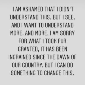 Erin Daniels Instagram - It has taken me days to process, and I’m still in a state of inertia. But inertia is “a property of matter by which it continues in its existing state of rest or uniform motion in a straight line, unless that state is changed by an external force.” I want to be and will be a part of that external force.