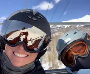 Erin Daniels Instagram - Quality time in #Telluride with my son the masked bandit.