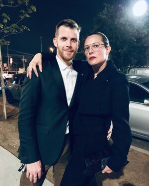 Erin Daniels Instagram - Out 100 Bitches! #Out100 #Deconstructedtuxes #BFFs