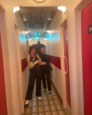 Erin Kellyman Instagram - WILLOW ep 4 🤎 

I was off with covid for a lot of this ep so this is just a @whosjodie appreciation post. Thank you for having my back and playing Jade’s 🤪 my literal SISTER, I love you girly 🫶🏽