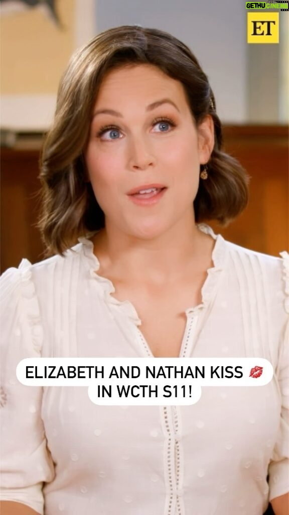 Erin Krakow Instagram - Nearly fell out of my chair when @erinkrakow @kevin_mcgarry_w told me this amazing bombshell during my visit to the season 11 set of #WhenCallsTheHeart — you too?! 💋💋💋❤️❤️❤️ #wcth #elizabeththornton #nathangrant #wcthseason11 #erinkrakow #kevinmcgarry #hearties