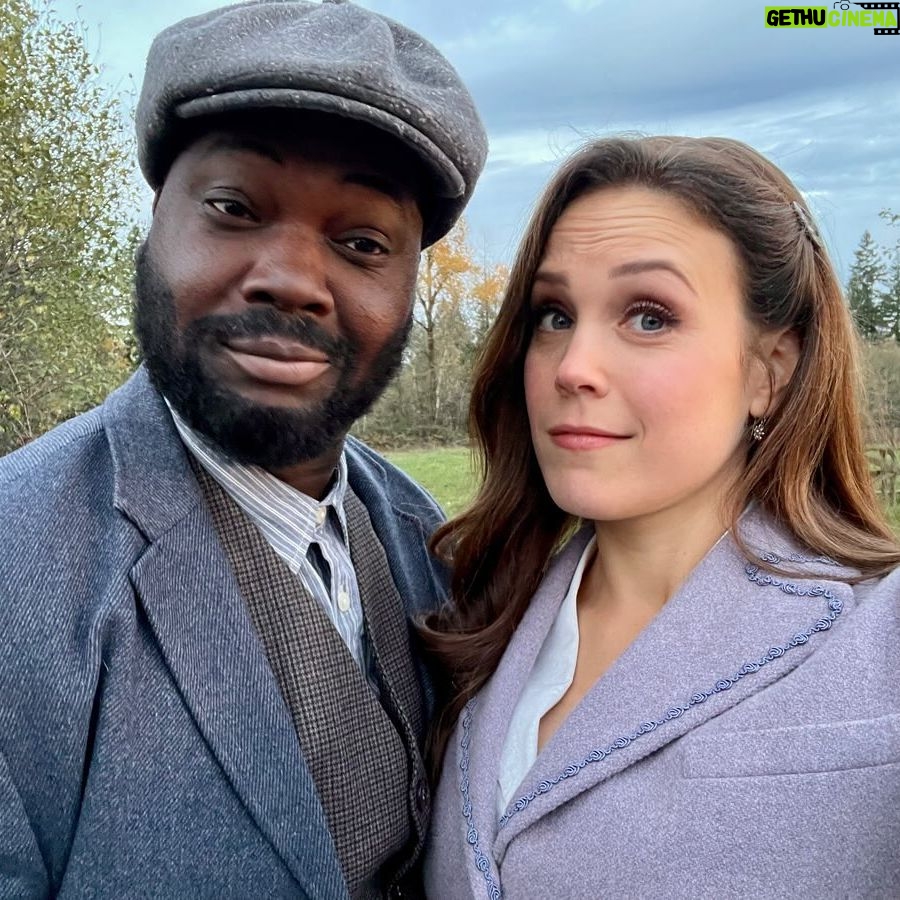 Erin Krakow Instagram - He’s a man who sure knows how to live Through each stellar performance he give(s) As a set-dad he’ll “wrangle” While rocking his @kangol Have a wonderful birthday, dear Viv! I adore you @vivleacock! So grateful for your friendship!