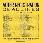 Erin Richards Instagram – Voting registration deadlines!! #vote