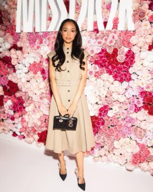 Erinn Westbrook Instagram - Stepping out with @dior @diorbeauty. ✨ Thank you for another wonderful evening. 🤍💐🩷 #MissDior #LoveOutLoud #MissDiorParfum