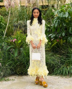 Erinn Westbrook Instagram - A pretty little moment. 🎀🫶🏽 merci @zimmermann