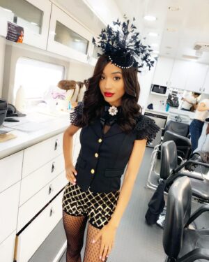 Erinn Westbrook Instagram - Showing up to “Casual Fridays” like... 😏🎩💋✨ Hope you guys enjoy Season 2 of @insatiable . NOW STREAMING!