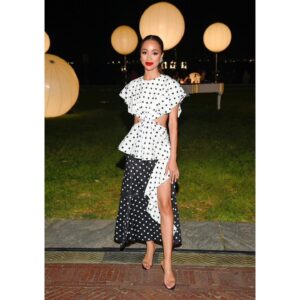 Erinn Westbrook Instagram - Shots from @prabalgurung 🤍🖤