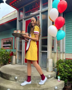 Erinn Westbrook Instagram - That’s a series wrap on Riverdale. 🎈🎉 Congratulations to all involved. To the FANS! Thank you for loving this show and for embracing & championing my girl, Tabitha Tate, from the moment she arrived — has meant so much to me. :) Thank you @writerras for having me & entrusting me with Tabitha ( & big love to @davidrapaport ), to all the creatives behind the series (especially our writers) for your vision, your passion, your words… and to our talented cast & crew, for the endless hours of hard and exceptional work. It’s been a pleasure collaborating with you. I will always be grateful for my time as Tabitha Tate! It was an honor to bring her to life. ❤️ #nowleavingriverdale