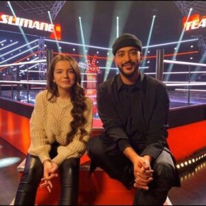 Erza Muqoli Instagram - Merci Slimane pour l’invitation !
J’ai adoré participer à cette journée de coaching à tes côtés dans The Voice !
Bonne chance à tous les talents (diffusion ce soir sur la une / @rtbf )