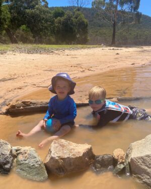 Esther Anderson Instagram - Halls Gap photo dump 💕after the initial flash flooding the day we arrived you really turned it on for us ☀️ 🏊🏻 🍷 🦘 
Such a brilliant and beautiful place and such special memories made ☺️