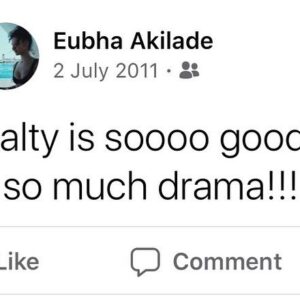 Eubha Akilade Instagram - Between the ages of 11 and 15, I would sit down every Saturday night with a wee aero bar to watch casualty. Last night I got the chance to be on it and fulfilled a lil childhood dream. Swipe to see an old Facebook status from 2011. Catch it on iplayer if you fancy itttt (trigger warning: self harm)