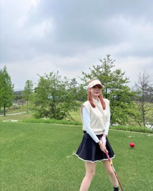 Eun Ji Instagram - 하하하하호호호 즐겁따 !⛳️