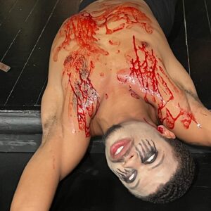 Eva Ariel Binder Instagram - These dancers are incredible!! Literally killing it and themselves every performance! Happy Opening!! @angeloflight.la #angeloflightla. #haunt #halloween #horror #suspense #dancers #explorepage #spookyszn @k.ittrell