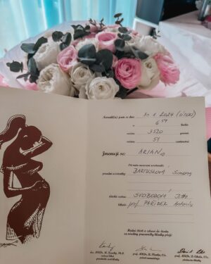 Eva Perkausová Instagram - 🩵 Stejně jako po propuštění z porodnice po narozeni  Killiana, bych chtěla i letos vyjádřit veliké díky @apolinaroficialni a zmíněnému týmu ❤️🙏 

Pokud mě sledujete delší dobu, tak víte, že @antonin.parizek byl před 29 lety u porodu mě samotné. 🧑‍⚕️ A nyní “odrodil” i mé dva syny. 👶🏻🧒🏻 
Tak to hecneme pane profesore a zkusíme ještě třetí generaci 😄 třeba mi jednou díky Vaší pomoci přijdou na svět vnoučata! 😄💪
#thankyou ✨✨✨✨ 

P.S. Arian tu minutu taky mohl počkat 🤣 
( ale já ne!😂) 

#apolinar #porodniceapolinar #welcomearian #antoninparizek