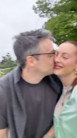 Eva Amurri Martino Instagram - So High School 🥰😍🔥❤️ Ian and I may have met later in life, after we both had lived wholly different lives and had so much time without each other. And yet, since the moment we met he has made me feel young again, in the best way possible. 

This song makes me think of our love story so much, and I can’t wait to finally marry my best friend next month! 😭

In honor of our next phase together, we got a special tattoo this weekend: three hearts the kids drew, perfectly capturing this moment in time as a family. (I have the necklace, made by @encirkledjewelry …but clearly a necklace just wasn’t enough 😂)

ILYSM @iandhock