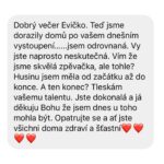 Eva Burešová Instagram - Čím více lásky a pozitivních věcí budeme světu dávat a ukazovat, tím více si je k sobě přitáhneme. A tak i já mám občas radost zasdílet vaše krásné zprávy, které mi posílate po představení. Děkuji vám z celého srdce ❤️🪬 Do konce sezóny ještě zbývá pár představení, přijďte se kouknout a třeba na sebe budeme mít štěstí 🌞