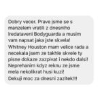 Eva Burešová Instagram – Zdravím vás při nádherné sobotě. 
Máme za sebou první tři představení muzikálu The Bodyguard a já mám neskutečnou radost z toho jaké zprávy mi od vás chodí. 
Strašně moc mě těší, že se vám náš muzikál líbí a že mi takové zprávy vůbec posílate. Je to obrovská radost ❤️

Děkujeme a přijďte zas ! 

Tady máte fotku těsně před představením. 
Relax, čajík, maska na xichtík, rozezpívání a pak se jde na to!