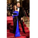Eva Decastelo Instagram - Po roce opět na Lvech. Děkujeme za pozvání. Krásné to bylo. A jen stručně ještě info k outfitu @tomastrestik - oblek @theowners.cz boty @gentlemanstore_cz 👍 Mé šaty již tradičně na Českého Lva @miroslav.michael.knot a MUA @mirkaceslova - Tomáš měl obličej vlastní🥰 #ceskylev #ootd #ootdfashion