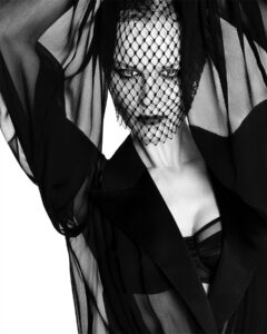 Eva Herzigová Instagram - TUXEDO The new #DGFW24 Women’s Collection photographed by @luigiandiango. Styling #KarlTempler Hair @guidopalau Makeup @patmcgrathreal #DolceGabbana