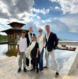 Eva Herzigová Instagram - Precious Bhutan…it has been an incredible journey to learn about this beautiful place, a natural wealth of this earth and they look after it so well…we have stayed at four out of five @sixsensesbhutan lodges travelling on every third day…our boys had so much fun and all of us have learned about Gross National Happiness values and this wonderful place history. Thank you @sangayw1 and @chimiyangzom for looking after us 🤗🤗