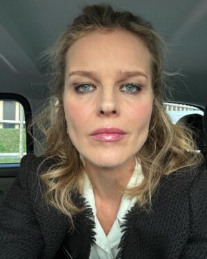 Eva Herzigová Instagram - Brought my personal photographer to the Alberta Ferretti show. What a joy to have introduced my fashion family to one of my sons. Having a camera on hand he took it in as a project and the pics speak for itself. @albertaferretti thank you.