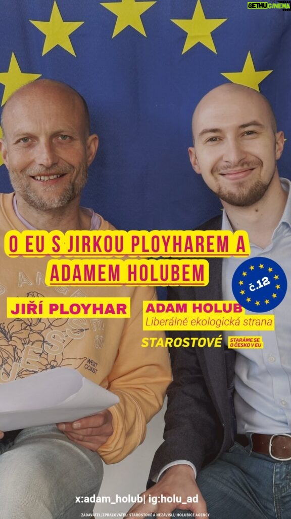 Eva Holubová Instagram - S hercem Jirkou Ployharem se rádi bavíme o politice domácí, evropské i světové. A takhle nějak to vypadá! Tentokrát o tom, jaké jsou předpoklady pro dobrého europoslance!