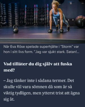 Eva Röse Instagram - Stay focused. Delar lite träningstips till alla som egentligen inte orkar.
Bästa tipset är som vanligt att gå ut om ni kan. För er som är sjuka,skadade eller just nu oförmögna. Håll ut. Tappa inte inte hoppet. Syrenerna blommar och ibland får det vara gott så. Heja alla som kämpar. @svenskadagbladet  foto: @jstenrsn #mäktet
