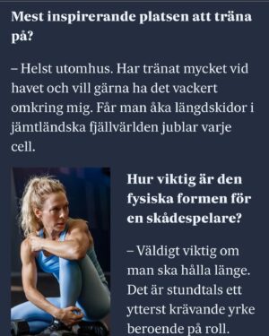 Eva Röse Instagram - Stay focused. Delar lite träningstips till alla som egentligen inte orkar.
Bästa tipset är som vanligt att gå ut om ni kan. För er som är sjuka,skadade eller just nu oförmögna. Håll ut. Tappa inte inte hoppet. Syrenerna blommar och ibland får det vara gott så. Heja alla som kämpar. @svenskadagbladet  foto: @jstenrsn #mäktet