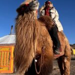Eva Röse Instagram - Gobidesert Expedition part 1. Arriving. Touchdown at Djinghis Kahn airport , entering the cold beauty of Ulan Bataar, connecting with my team from @herplanetearth and the first visit to @nature_org headquarter. Hitting the endless roads to the Altai mountains and the Gobidesert. Visiting some wonderful nomad familys before arriving at our ger camp for our first night under the stars and our first encounter with our camels. To be continued. 🐫#gobi #mongolia#expedition#womensupportingwomen#milkyway