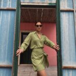 Evagelia Siriopoulou Instagram - 💚 #evageliasiriopoulou #actress #fashionstyle