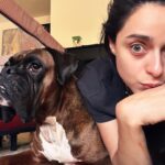 Evagelia Siriopoulou Instagram - Το καλύτερο φιλαράκι…🥰🐶 #mydog #myboxer #matias #love