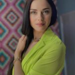 Evagelia Siriopoulou Instagram - 💚 #evageliasiriopoulou #actress #kathyblackgr #carolinesvedbom #jewelry