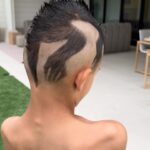 Eve Torres Instagram - Our son asked for a “lizard haircut.” Here’s where we landed. 😆