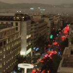Evgenia Samara Instagram - [114/366•2024]* _____________________ Ωραίες οι νυχτερινές οι βόλτες στην Αττική και η σκόνη η Αφρικανική. ⏳ #athenswalks
