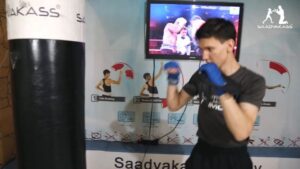 Evnika Sadvakassova Instagram - Evnik - jab workout. High-speed Simulator Evnik PRO.
In this video you can see how Rush Saadvakass, executing complex of exercises to make his jab punch more sharp and tough.
The benefit of this workout is that we work on the hand in that positions, in the begining of the punch movement, what gives us more fast start, in the middle and in the end, make our muscles more strong on the whole trajectory of the hand movement. This is the new and higly effective approach in workout of the strong and tough boxing punch.

Ex.1 - train the first impuls
Ex.2 - elbow joint power 
Ex.3 - make the accent in the end of a punch
Ex.4 and 5 - increase your hand endurance, what is very important in the jab making
Ex.6 - increase your speed of the hand straitenning

#SaadvakassFamily #RushSaadvakass #SimulatorEvnik #Jab #RevolutionInSport #NewTechnologiesInSport #PersonalDevelopment #AmazingSkills #EvnikSimulator

Эвник - отработка джеба. Скоростной Тренажёр Эвник ПРО.
В этом видео вы увидите, как Руш Саадвакасс выполняет комплекс упражнений для постановки резкого и жесткого джеба.
Преимущество этой отработки в том, что мы прорабатывает руку в трех положениях: в начале ударного движения, что дает быстрый старт, в середине и в конце, закрепляя мышцы по всей траектории движения руки. Это новый и сверх эффективный подход к наработке сильного и жёсткого удара в боксе. 
Упр. 1 - тренирует первичный ипульс.
Упр. 2 - силу в локтевом суставе.
Упр. 3 - усиливает акцент в конце удара.
Упр. 4 и 5 - повышают выносливость руки, что очень важно при нанесении джеба.
Упр. 6 - повышает скорость выпрямления руки.