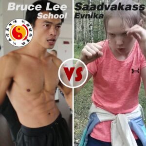 Evnika Sadvakassova Instagram - Representatives of JEET KUNE DO, the school of the legendary Bruce Lee (!), Master Ju and Huangxuanren, loved the @Saadvakass family training system.  It’s unbelievable, they said. “It’s obvious that Bruce Lee wouldn’t miss such a technology and would spend a lot of time studying it.”
Our family learned a lot from Master Ju and Master Huangxuanren. Evnika impressed the masters with its speed and strength. It was decided to implement this training system in China!
.
.#спорт #sport #champion #punch #evnika #fast #exercise #muaythai #ufc #boxing #fight #fighter #mma #kickboxing 
#thaiboxing #martialarts #karate #kungfu #taekwondo #dad
#тренировка #trening #бокс #тренер #boxeo #saadvakassfamily #boxingtraining
#boxinggirl #boxingcoach #padwork